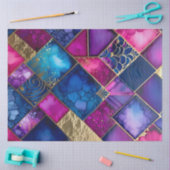 カラフルアールデコティッシュペーパー 薄葉紙 (クラフト)