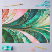 カラフルアールデコティッシュペーパー 薄葉紙 (クラフト)