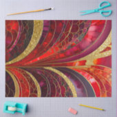 カラフルアールデコティッシュペーパー 薄葉紙 (クラフト)