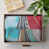 カラフルアールデコティッシュペーパー 薄葉紙 (ギフト)