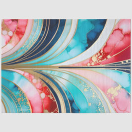 カラフルアールデコティッシュペーパー 薄葉紙