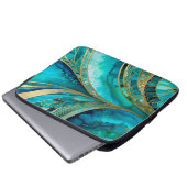 カラフルアールデコノートPCケース ラップトップスリーブ (正面下部)