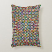 カラフルアールヌーボーフローラ アクセントクッション (正面(垂直))