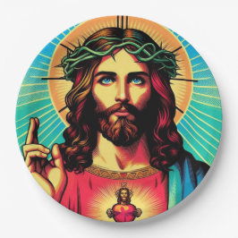 カラフルイエス紙プレート! ペーパープレート