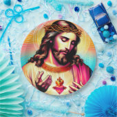 カラフルイエス紙プレート! ペーパープレート (パーティー)