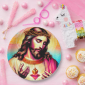 カラフルイエス紙プレート! ペーパープレート (パーティー)