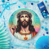 カラフルイエス紙プレート! ペーパープレート (パーティー)