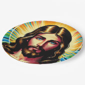 カラフルイエス紙プレート! ペーパープレート (アングル)