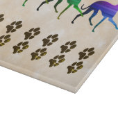 カラフルイタリアンGreyhounds カッティングボード (角)