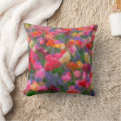 カラフルイラストレーションの違う背景 クッション (ブランケット)