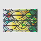 カラフルイラストレーションステンドグラス 薄葉紙 (正面)