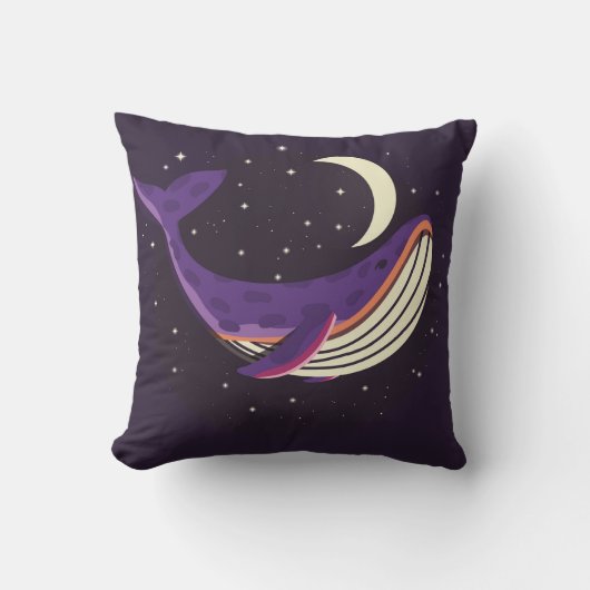 カラフルイラストレーションポートレート クッション (正面)