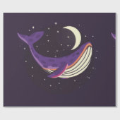 カラフルイラストレーションポートレート ラッピングペーパー (フラット)