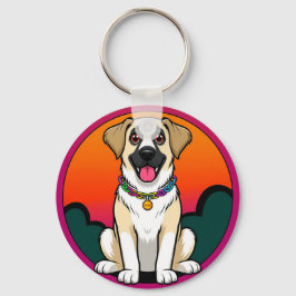 カラフルイラストレーション キーホルダー