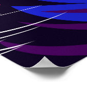 カラフルイラスト、ライオン、シンプルデザイン- vi ポスター (角)