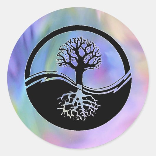 カラフルインとヤンデザイン ラウンドシール (正面)