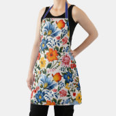 カラフルインスパイアヴィンテージ花 エプロン (インサイチュ)