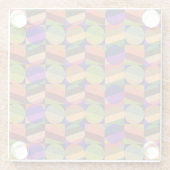 カラフルインスパイアヴィンテージ ガラスコースター (裏面)