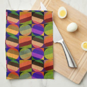 カラフルインスパイアヴィンテージ キッチンタオル (四つ折り)