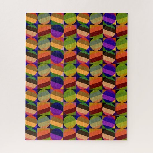 カラフルインスパイアヴィンテージ ジグソーパズル (縦)