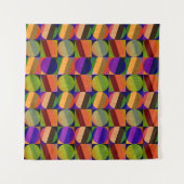 カラフルインスパイアヴィンテージ タペストリー (正面(横))