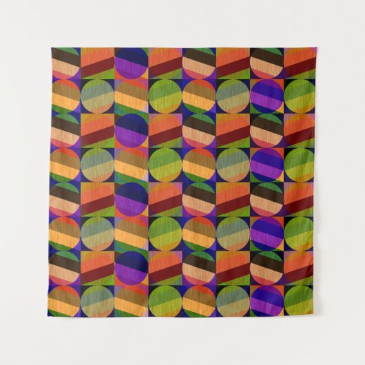 カラフルインスパイアヴィンテージ タペストリー (正面)