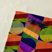 カラフルインスパイアヴィンテージ ビーチタオル (インサイチュ)