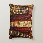 カラフルインディアンコーンのカーネルフォト アクセントクッション (裏面(縦))