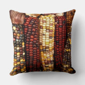 カラフルインディアンコーンのカーネルフォト クッション (裏面)