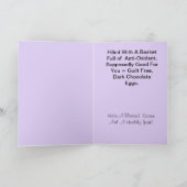 カラフルイースターバニーカスタマイズカード シーズンカード (内部)