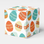 カラフルイースター卵のパターン世紀半モダンば フェイバーボックス (正面サイド)