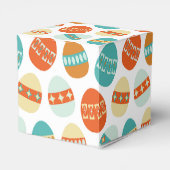 カラフルイースター卵のパターン世紀半モダンば フェイバーボックス (裏面サイド)