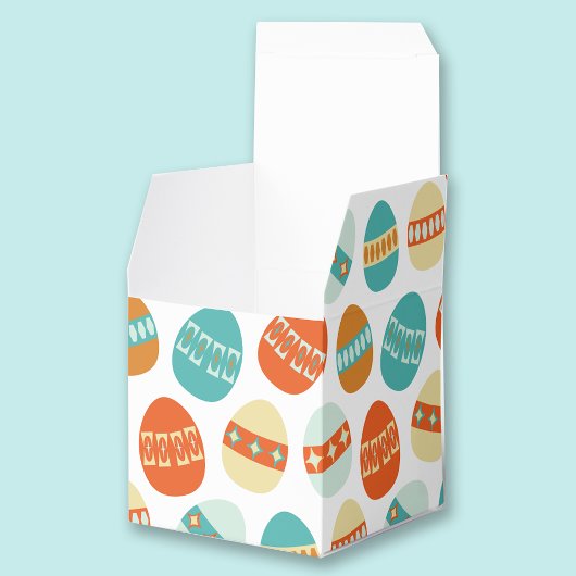 カラフルイースター卵のパターン世紀半モダンば フェイバーボックス