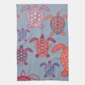 カラフルウミガメ キッチンタオル (縦)