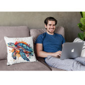 カラフルウミガメ クッション