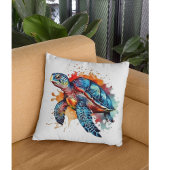 カラフルウミガメ クッション