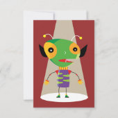 カラフルエイリアンアントがスポットライトを浴びる！奇妙なSFワールド 招待状 (正面)