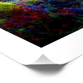 カラフルエイリアンファンタジー自然景観 ポスター (コーナー)