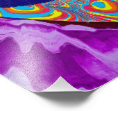 カラフルエイリアンポーアートプリント フォトプリント            (角)