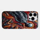 カラフルエイリアン姿 iPhoneケース (裏面横)