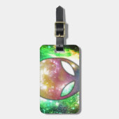 カラフルエイリアン ラゲッジタグ (正面縦)