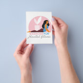 カラフルエクササイズフィットネス チラシ (手)