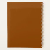 カラフルエスニックはっきりしたマンダラ結婚&ブライト プランナー手帳 (裏面)