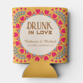 カラフルエスニックはっきりしたマンダラ結婚&ブライト 缶クーラー (裏面)