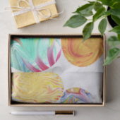 カラフルエレガントイースターエッグティッシュペーパー 薄葉紙 (ギフト)