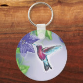 カラフルエレガントハチドリ キーホルダー (正面)