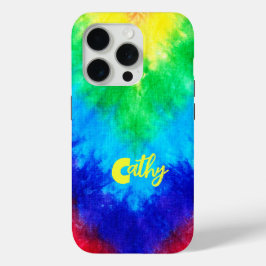 カラフルエレガントパーソナライズされたデザイン iPhone 15 PROケース