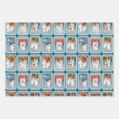 カラフルエレガントビクトリアンフェスティバル ラッピングペーパーシート (正面3)