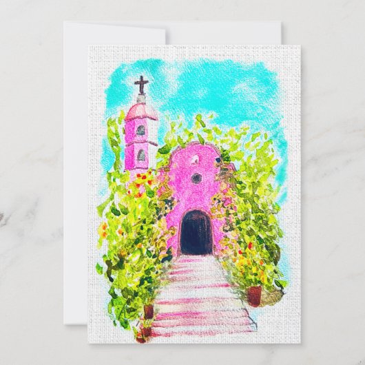 カラフルエレガントピ結婚ク 招待状 (裏面)