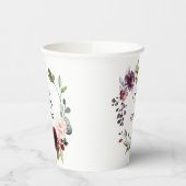 カラフルエレガントフローラ100誕生日 紙コップ (左)